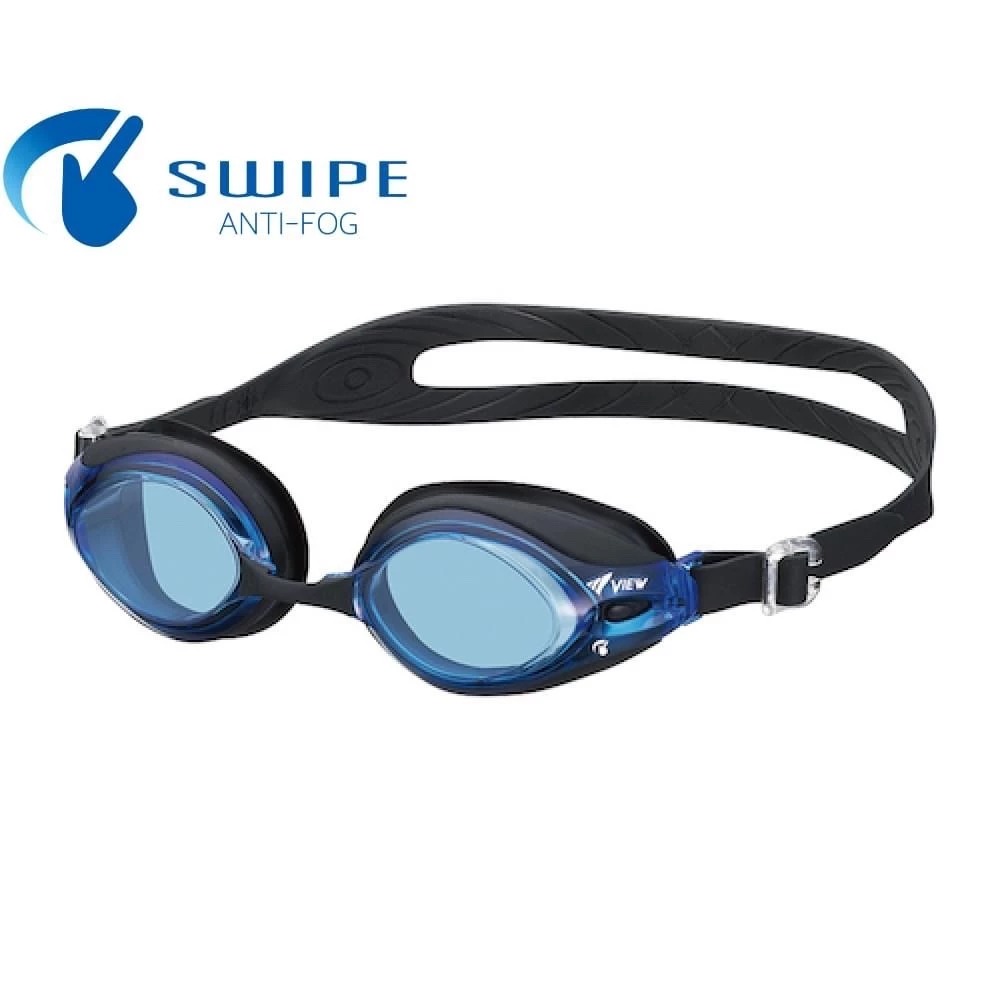 Kính bơi VIEW V540SA SWIPE ANTI-FOG BLBK chính hãng.