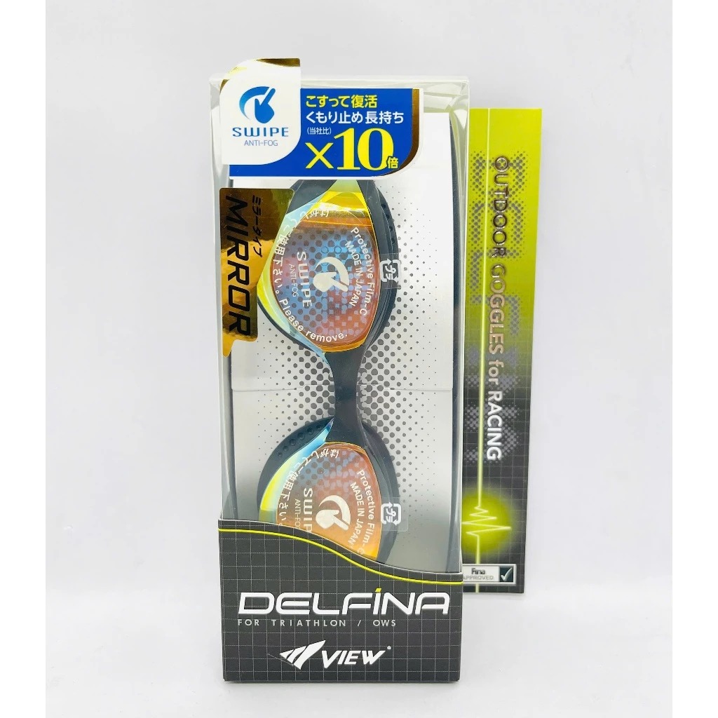 Kính Bơi VIEW V2000SAM SWIPE DELFINA SWIPE for Triathlon/ Ows CBKO.