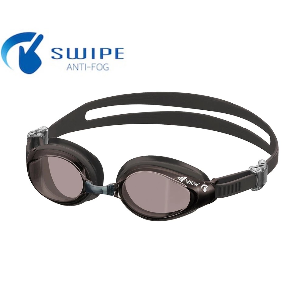 Kính bơi View V640SA SWIPE Anti-Fog Natural Fit & Wide View Nâu BR.