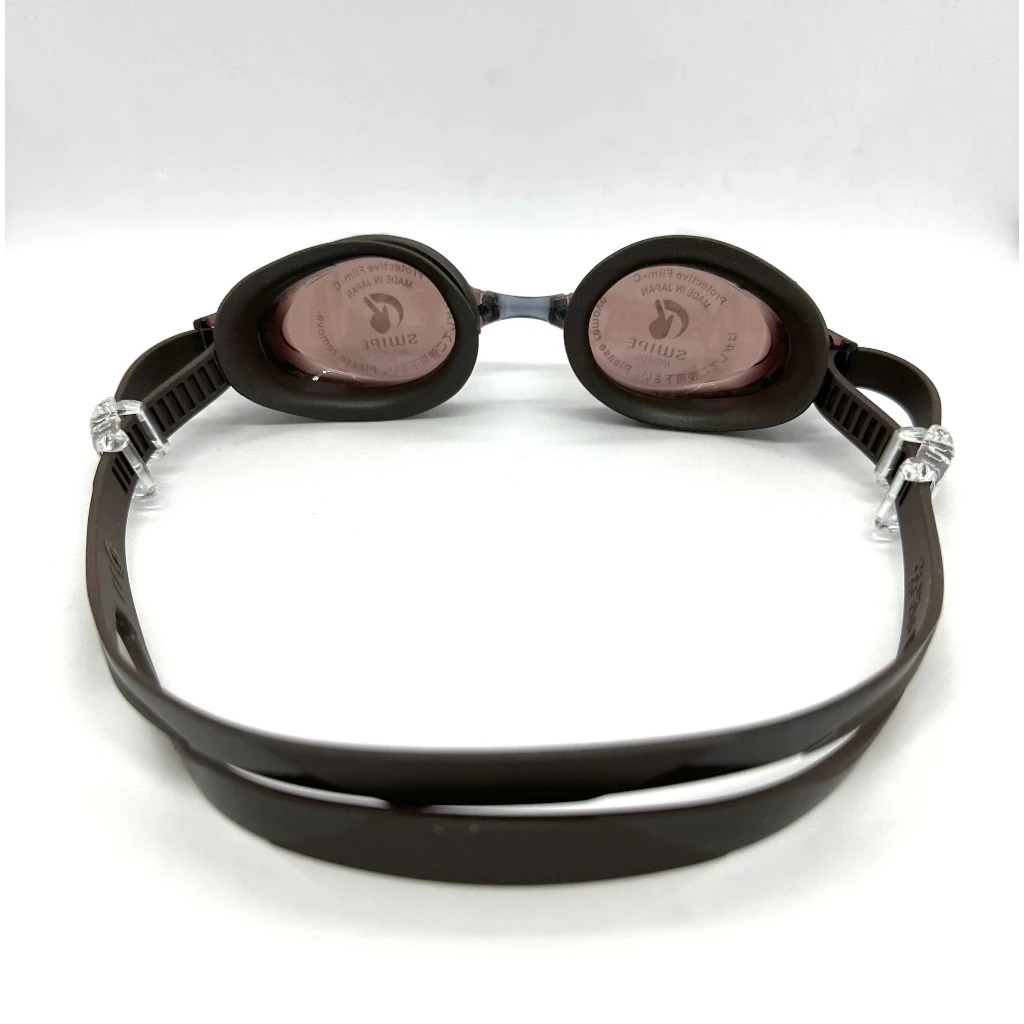 Kính bơi View V640SA SWIPE Anti-Fog Natural Fit & Wide View Nâu BR.