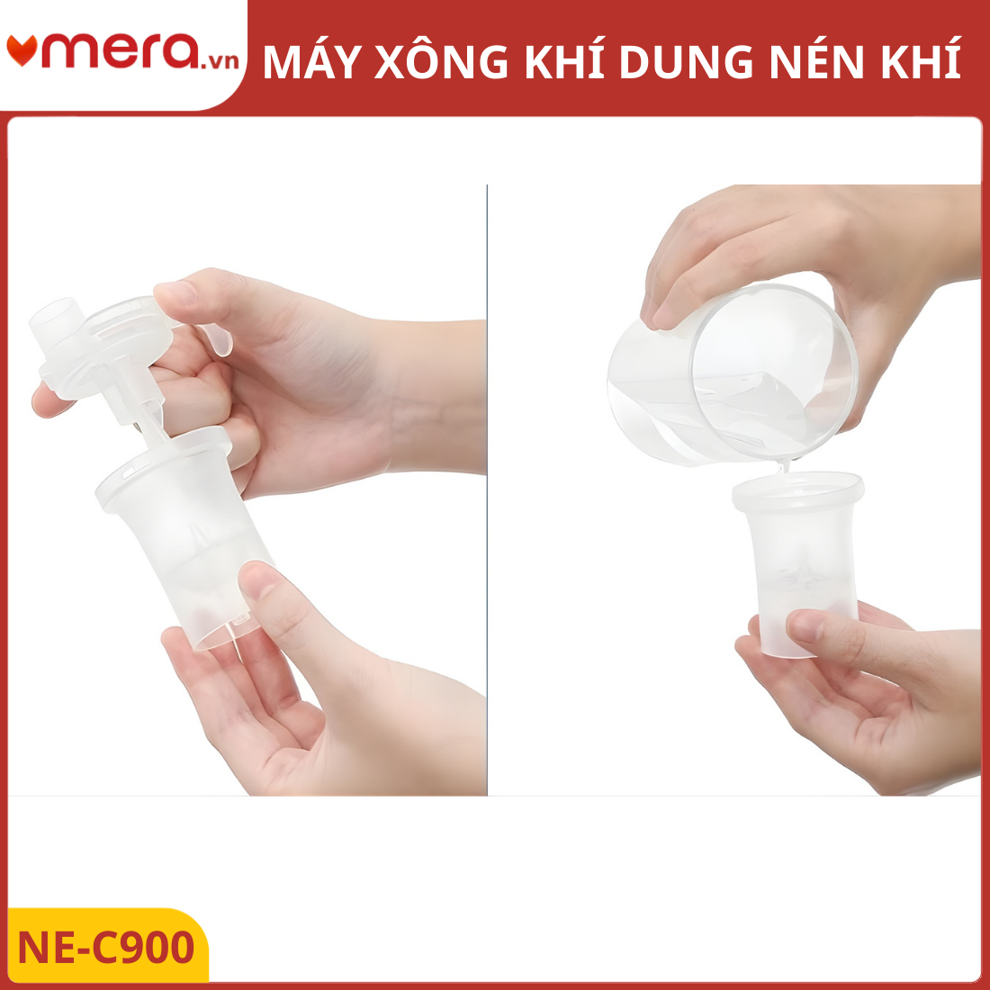 Máy Xông Khí Dung Omron NE-C900 (Công Suất Lớn, Chuyên Nghiệp) - Chuẩn Bệnh Viện