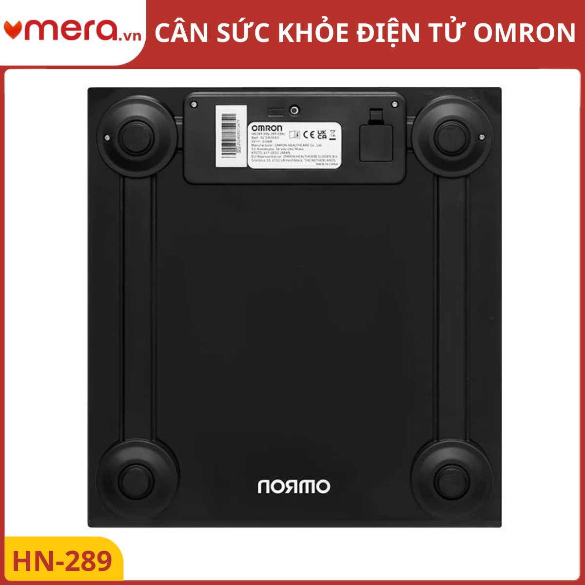 Cân Sức Khỏe Điện Tử Omron HN-289 - Kính Cường Lực, Chính Xác 100g