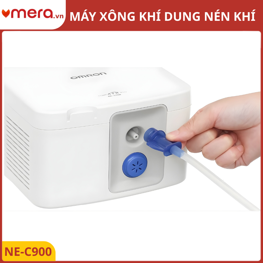 Máy Xông Khí Dung Omron NE-C900 (Công Suất Lớn, Chuyên Nghiệp) - Chuẩn Bệnh Viện