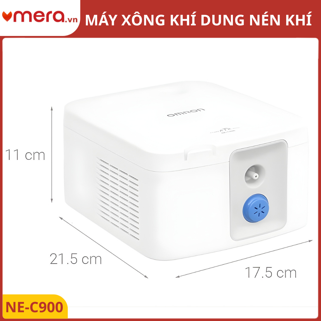Máy Xông Khí Dung Omron NE-C900 (Công Suất Lớn, Chuyên Nghiệp) - Chuẩn Bệnh Viện