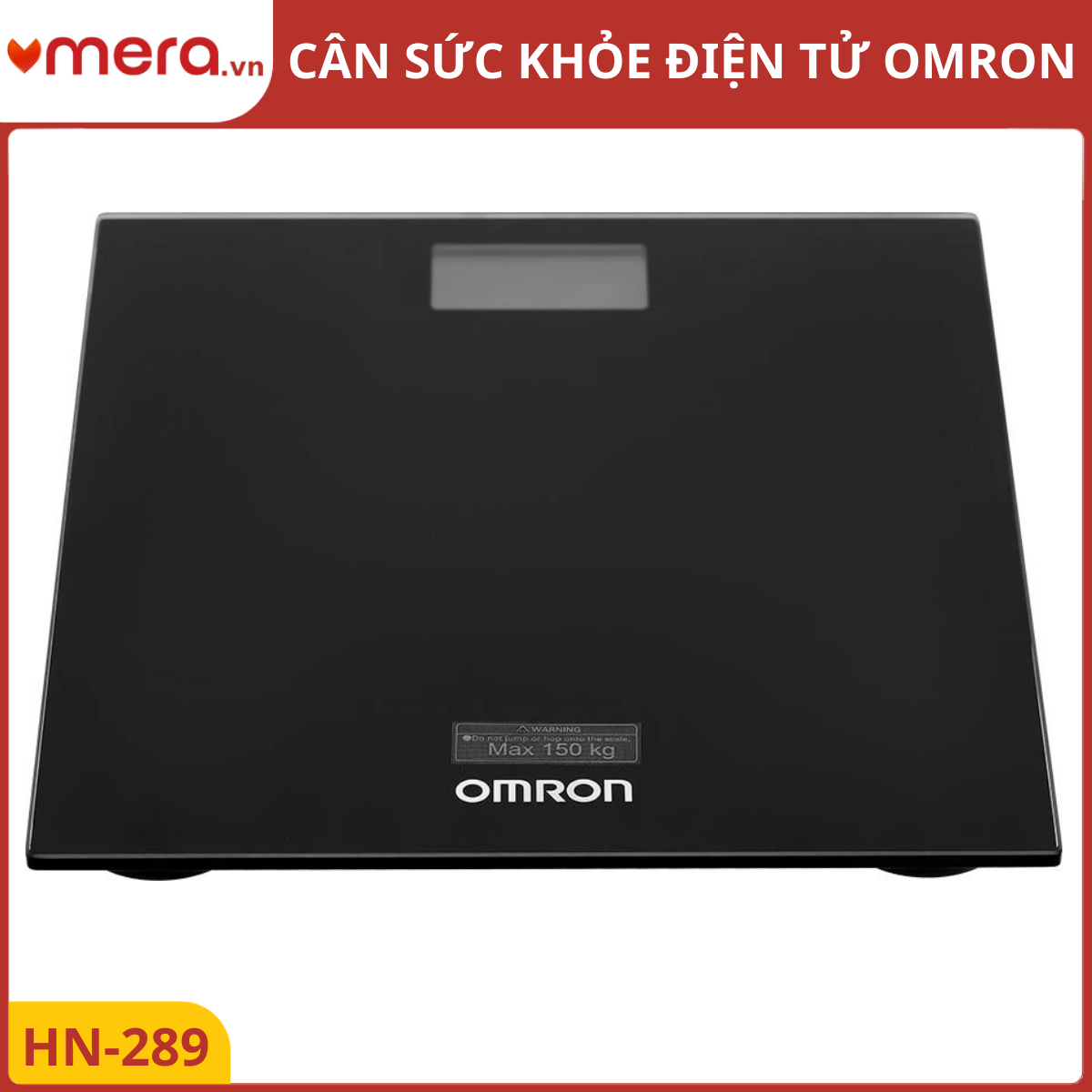 Cân Sức Khỏe Điện Tử Omron HN-289 - Kính Cường Lực, Chính Xác 100g