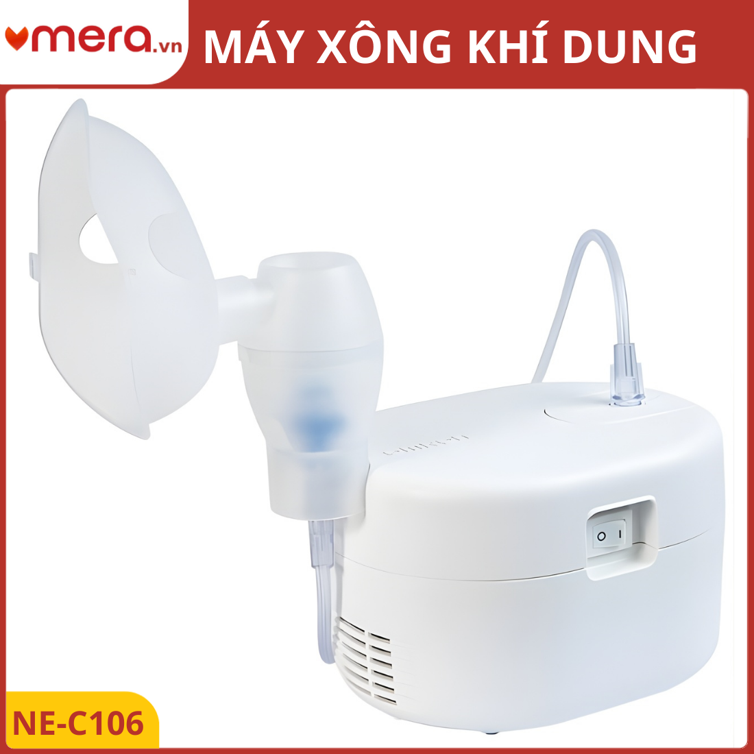 Máy Xông Khí Dung Omron NE-C106 (Cho Người Lớn & Trẻ Em) - Hiệu Quả, Bền Bỉ, Dễ Sử Dụng
