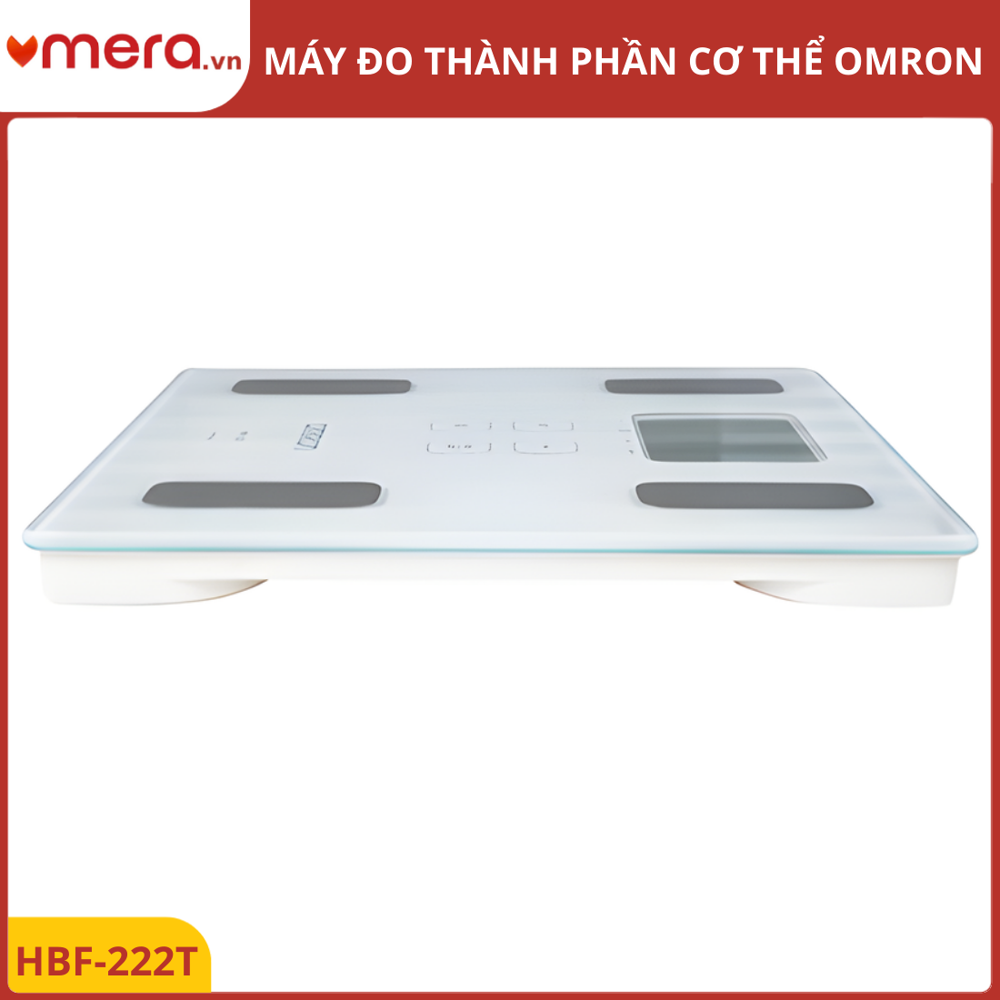 Máy Đo Thành Phần Cơ Thể Omron HBF-222T (Bluetooth, Đo Mỡ Trẻ Em Từ 6 Tuổi)