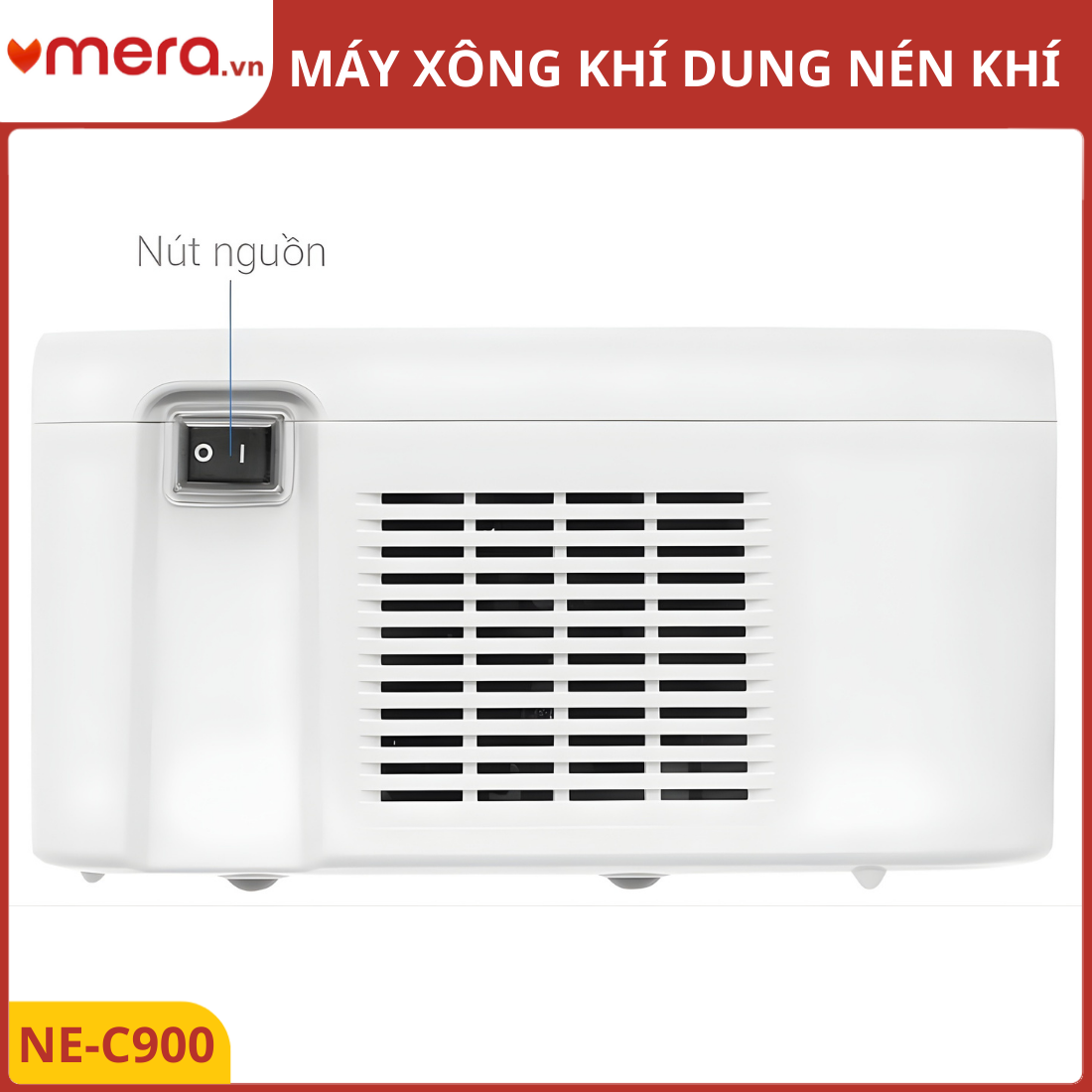 Máy Xông Khí Dung Omron NE-C900 (Công Suất Lớn, Chuyên Nghiệp) - Chuẩn Bệnh Viện