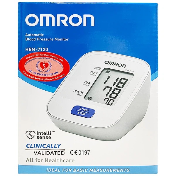 Máy đo huyết áp bắp tay tự động lưu 1 kết quả đo gần nhất