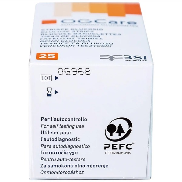 Que thử đường huyết dùng cho máy đo đường huyết OgCare