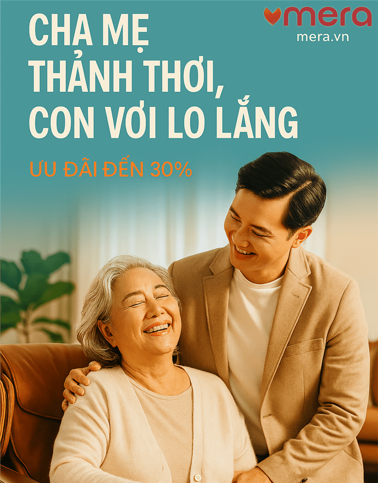 khuyến mãi sản phẩm chăm sóc cha mẹ thảnh thơi, con vơi lo lắng ưu đãi đặc biệt