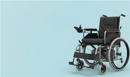 Xe lăn điện trung cấp màu đen hiện đại cho người lớn tuổi chính hãng tại mera.vn