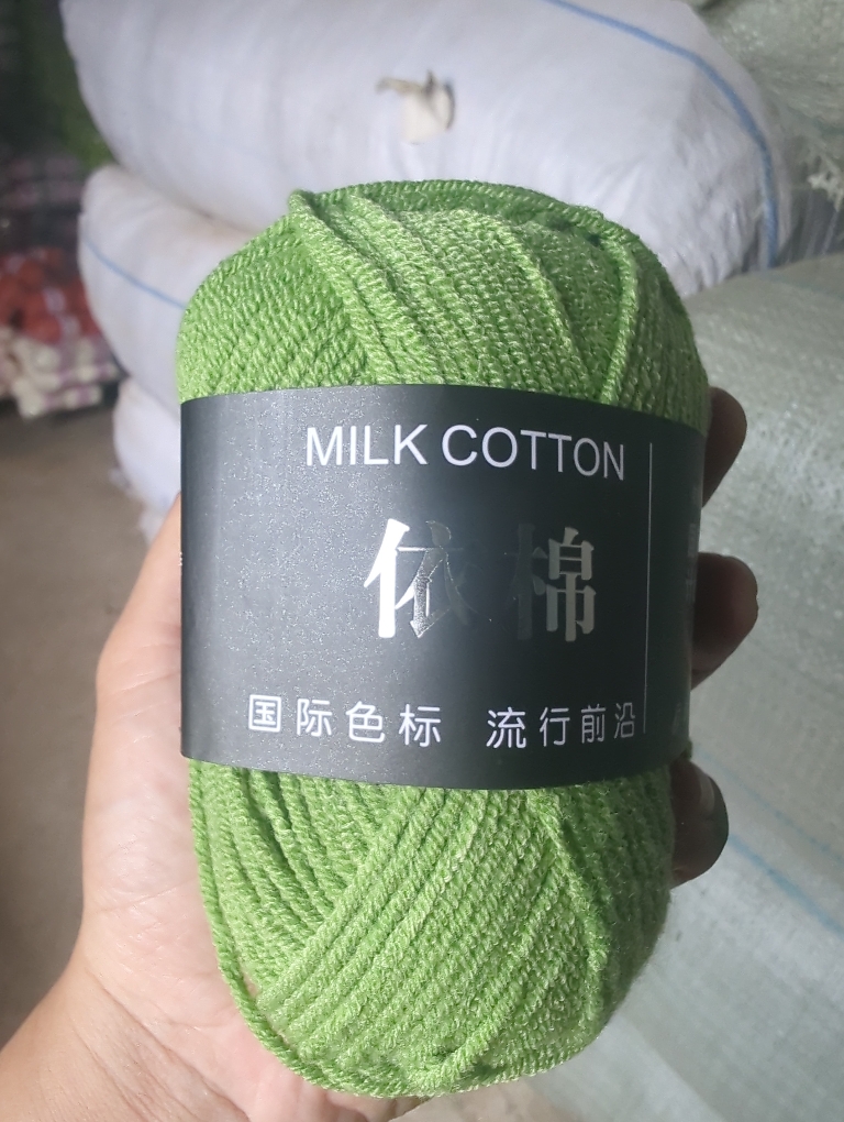 Milk Cotton 50g (+-5G) Xả lỗ cắt dòng 5.8k