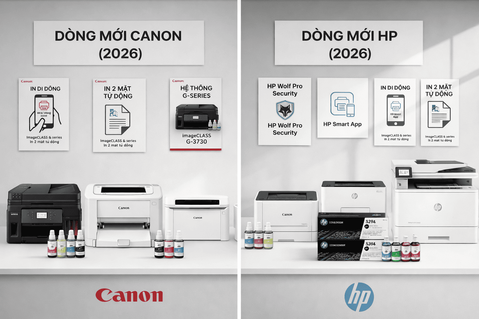 TỔNG HỢP DANH SÁCH MÁY IN CANON & HP ĐÃ DỪNG SẢN XUẤT: LỘ TRÌNH NÂNG CẤP 2026