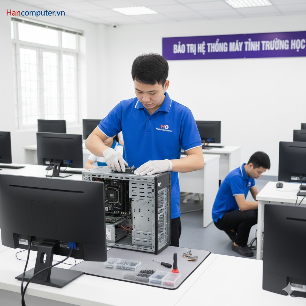 Hancomputer.vn cung ứng Dịch Vụ Bảo Trì Máy Tính Tại Doanh Nghiệp – Trường Học – Cơ Quan Hành Chính Ở Hà Nội