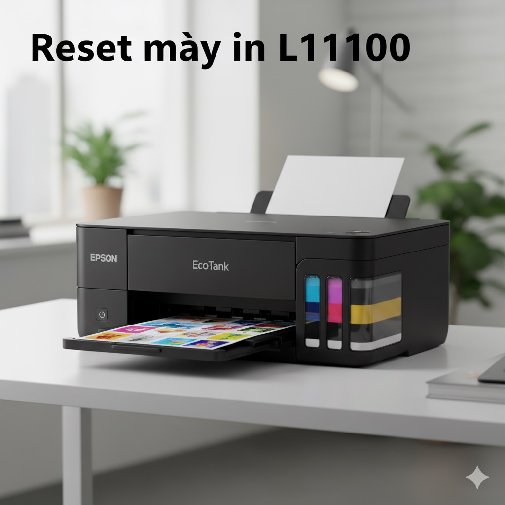 Hướng dẫn reset máy in Epson L1110 bị tràn bộ nhớ chi tiết nhất năm 2025