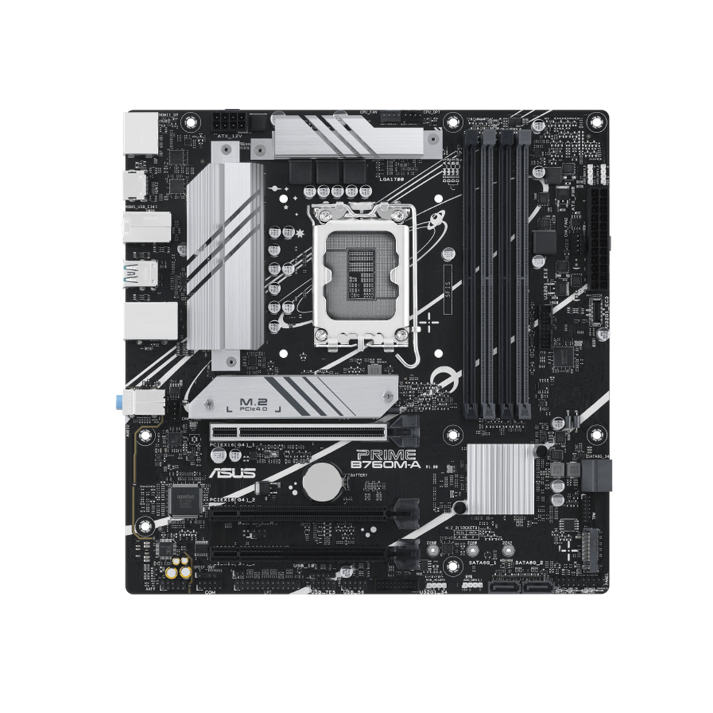 Mainboard Asus Prime B760M-A-CSM D5 (Intel B760/ Socket 1700/ M-ATX/ 4 khe ram)