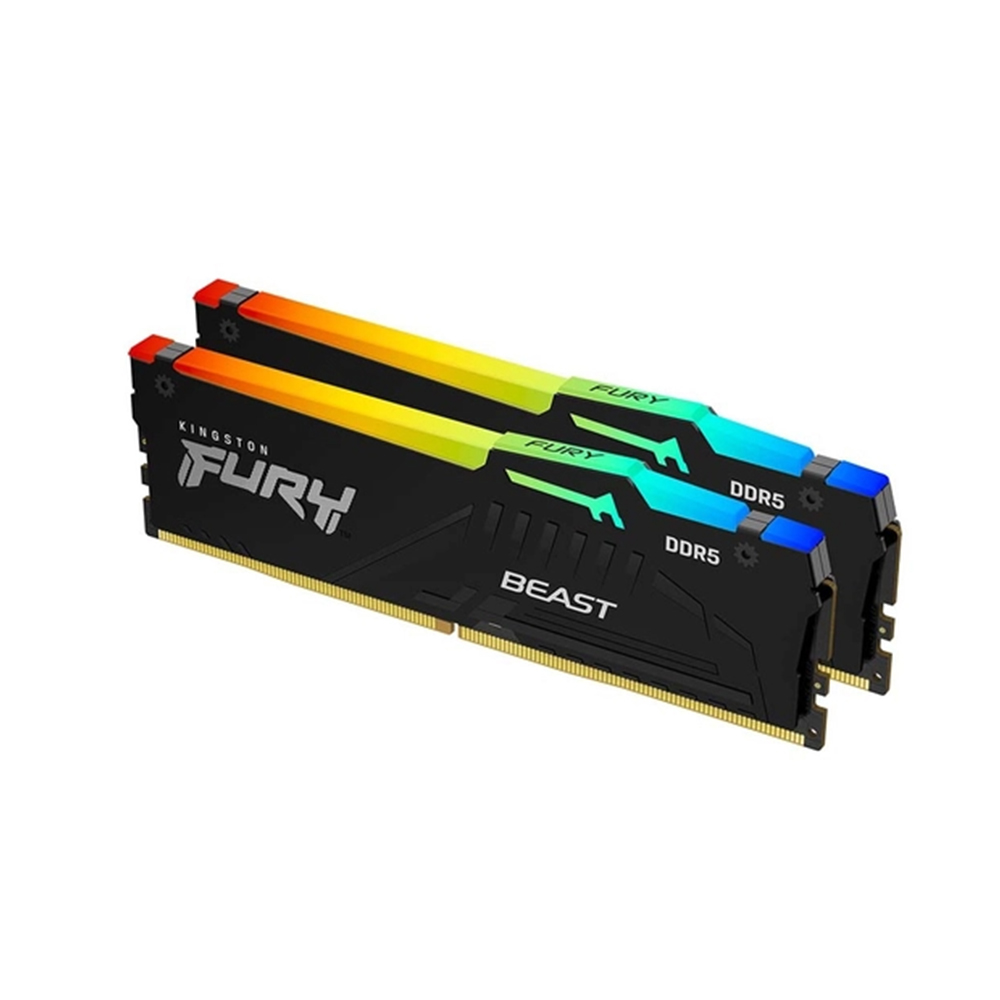 Ram PC Kingston Fury Beast Black RGB EXPO 32GB (2x16GB) DDR5 6000Mhz (KF560C36BBE2AK2-32WP)