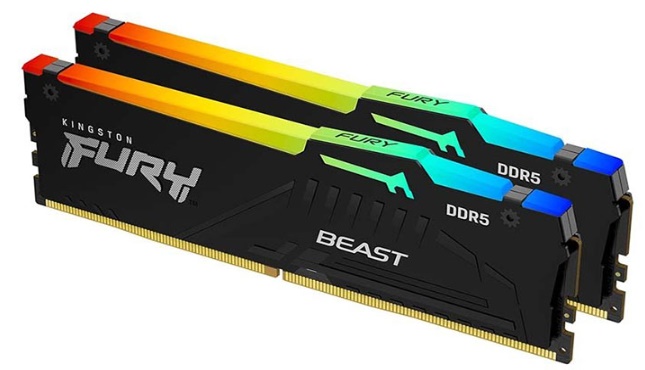Ram PC Kingston Fury Beast Black RGB EXPO 32GB (2x16GB) DDR5 6000Mhz (KF560C36BBE2AK2-32WP)