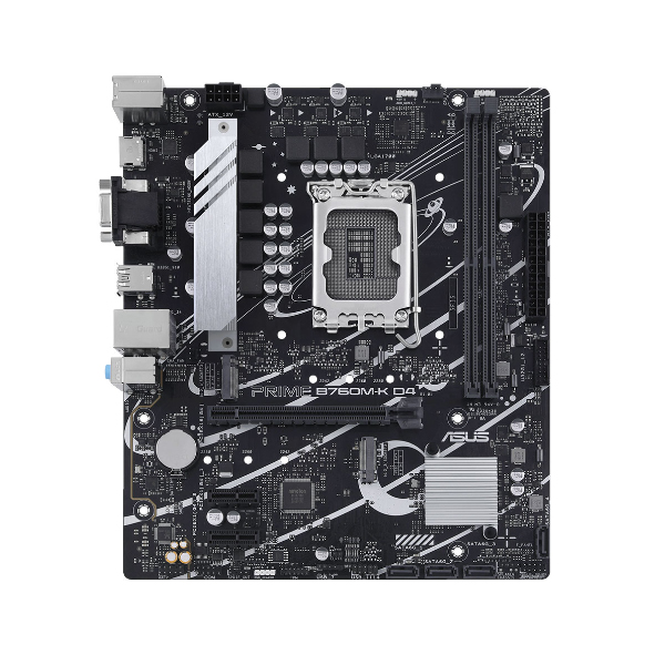 Mainboard Asus Prime B760M-K D4 (Intel B760/ Socket 1700/ M-ATX/ 2 khe ram/ DDR4/ 2.5 Gigabit LAN)