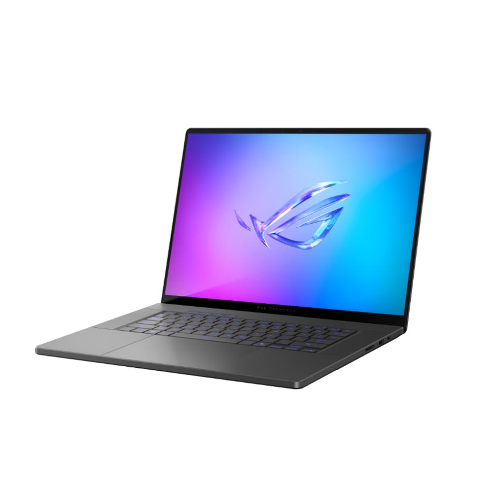 Laptop Asus Gaming ROG Zephyrus G16 GU605CR-QR107W (Ultra 9 285H/ 32GB/ 1TB SSD/ RTX 5070Ti 12GB/ 16 inch 2.5K/ 240Hz/ Win11/ Grey/ Túi/ Sạc nhanh/ Vỏ nhôm)