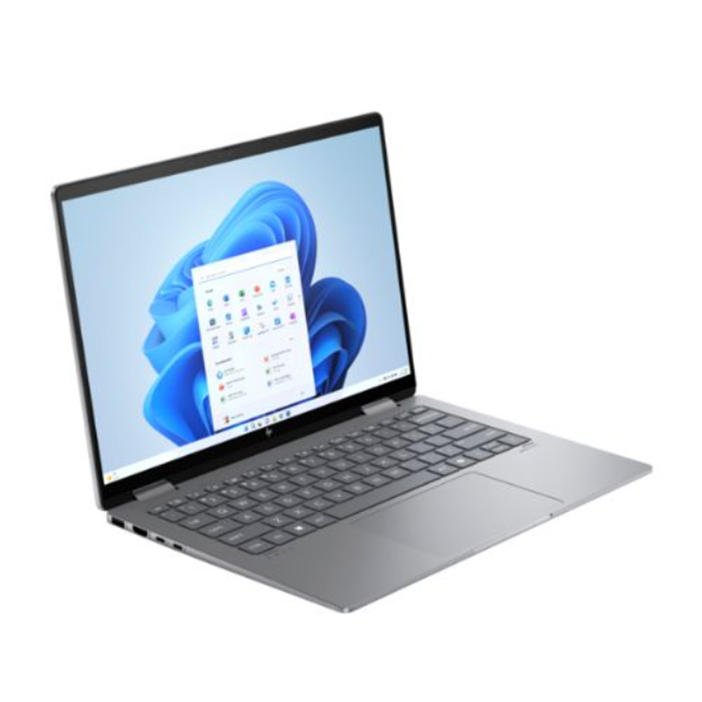 Laptop HP Envy x360 14-fa0093AU AY8U3PA (R7 8840HS/ 32GB/ 512GB SSD/ 14 inch 2.8K Touch/ 120Hz/ Win 11/ Office/ Silver/ Vỏ nhôm/ Pen)