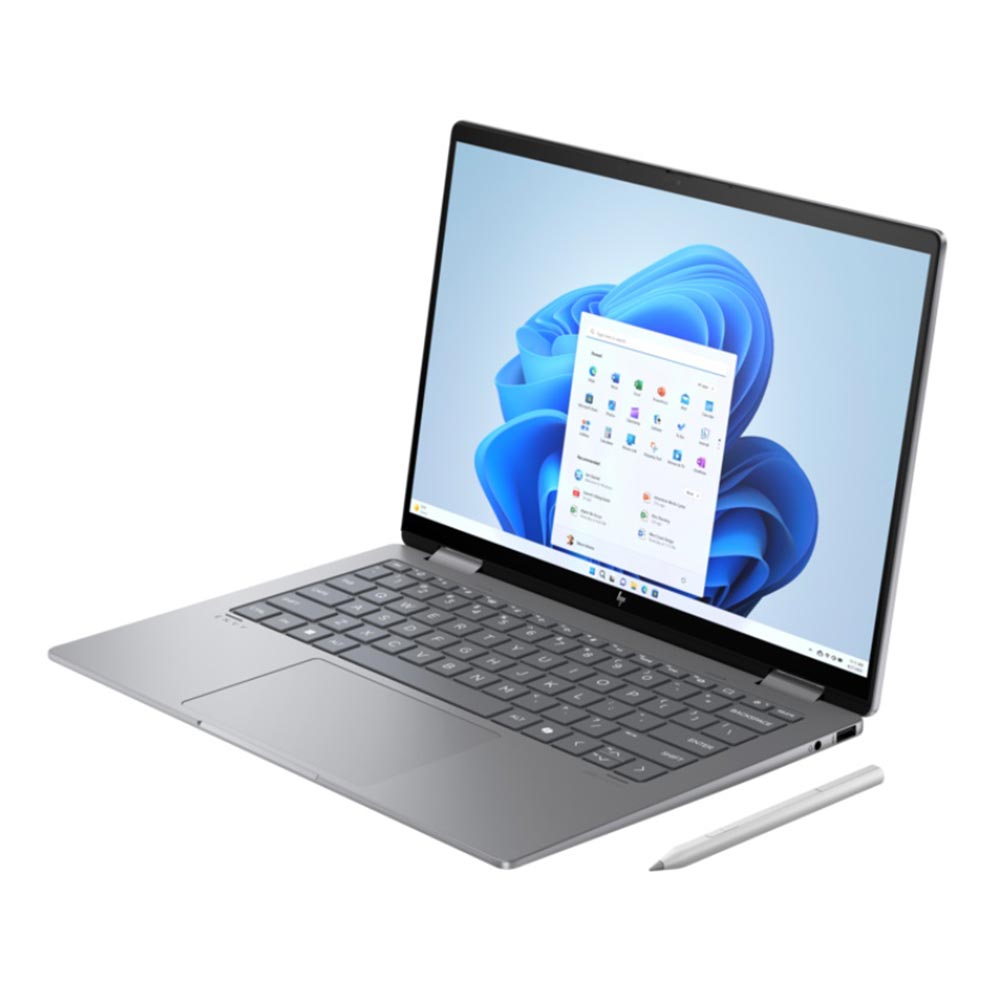 Laptop HP Envy x360 14-fa0095AU AY8U5PA (R7 8840HS/ 16GB/ 512GB SSD/ 14 inch 2.8K Touch/ 120Hz/ Win11/ Silver/ Vỏ nhôm/ Pen)