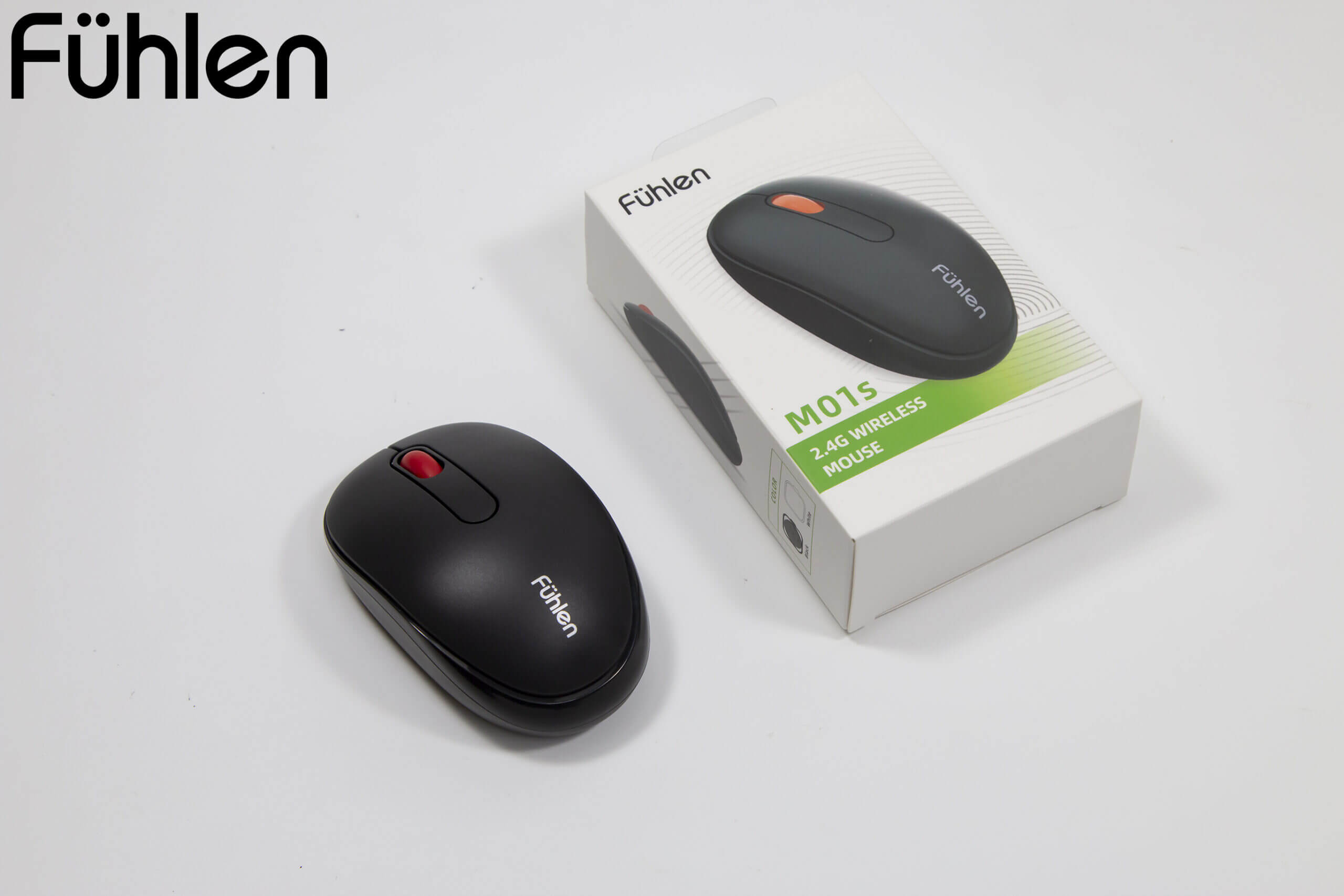 Chuột không dây Fuhlen M01S (Đen)