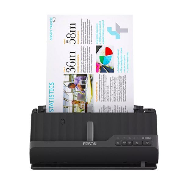Máy Scan Epson ES-C320W (Scan đảo mặt| A4| A5| USB| WIFI) chính hãng