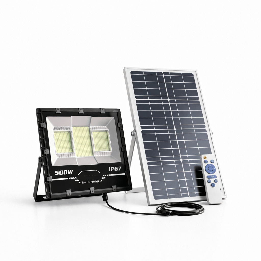 Đèn năng lượng mặt trời CET-105D-500W 500W chống nước IP67 ngoài trời