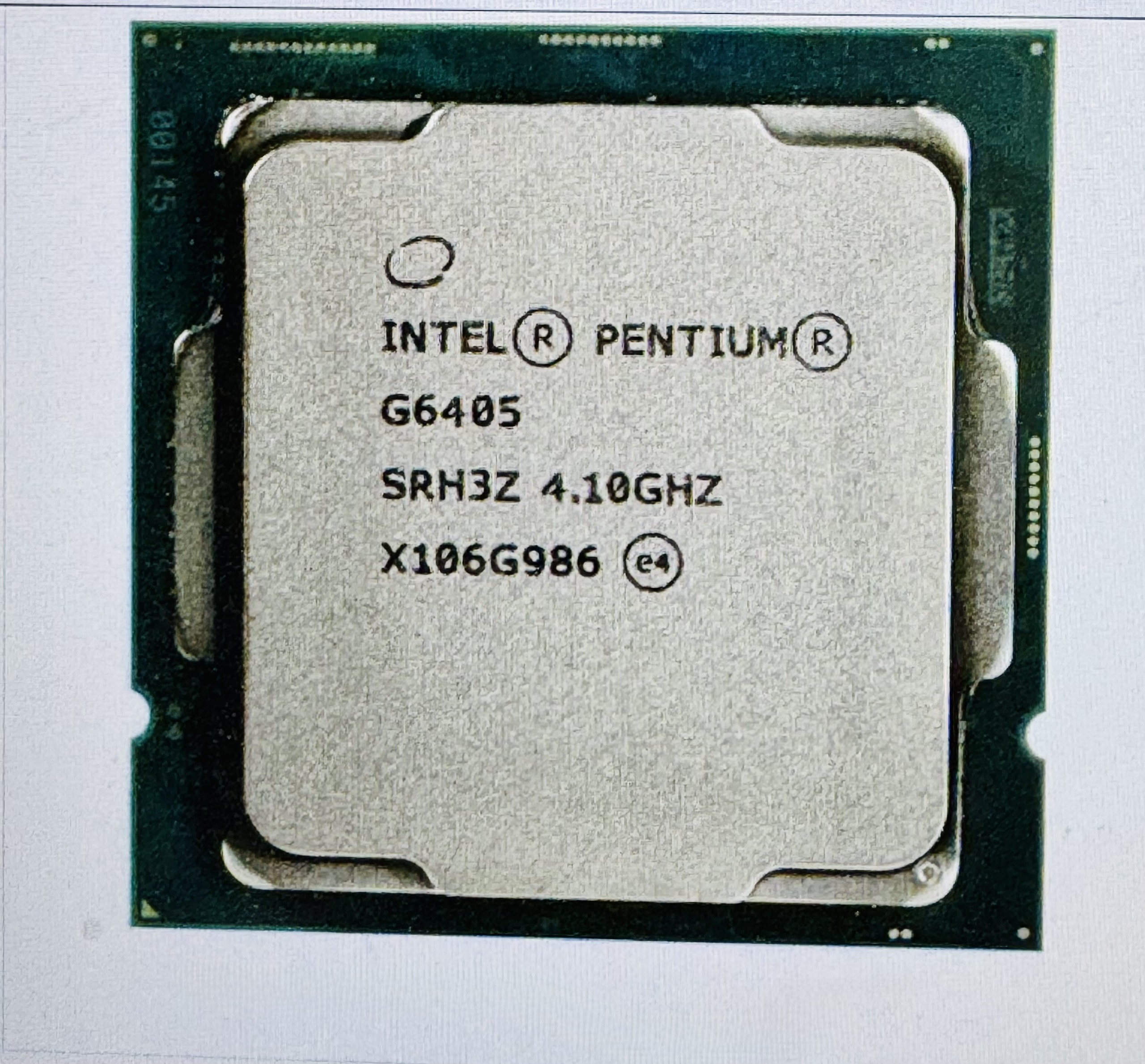 CPU Intel Pentium G6405 Tray (Socket 1200/ Base 4.1Ghz/ 2 Cores/ 4 Threads/ Cache 4MB)