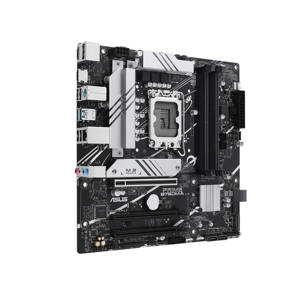 Mainboard Asus Prime B760M-A-CSM D5 (Intel B760/ Socket 1700/ M-ATX/ 4 khe ram)