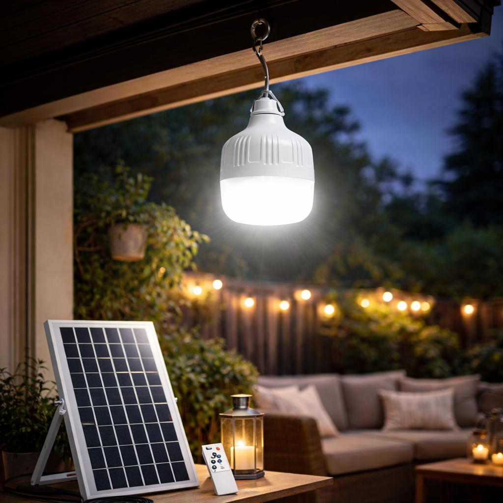 Đèn năng lượng mặt trời CET-108P-300W 300W chống nước IP67 ngoài trời