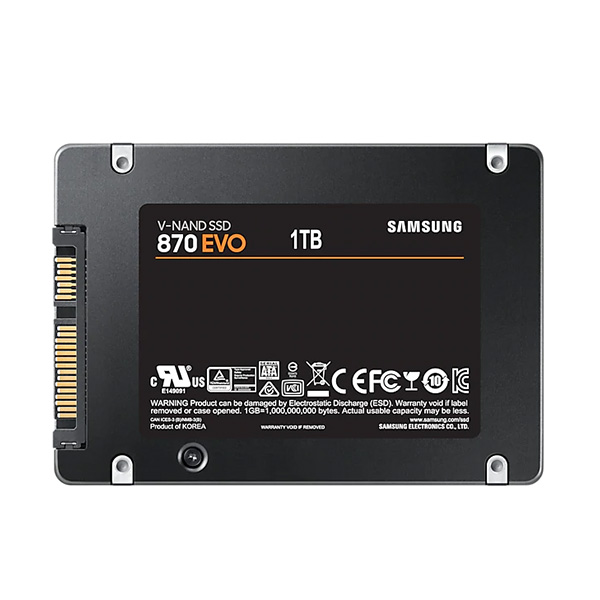 Ổ SSD Samsung 870 Evo MZ-77E1T0BW 1Tb (SATA3/2.5Inch/ 560MB/s/530MB/s)