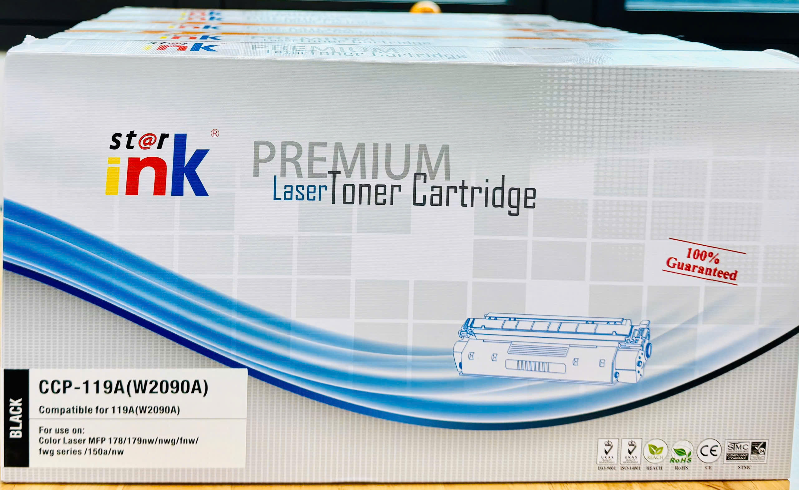 Hộp mực laser màu HP 119A (W2090A) BK/ C/ M/ Y (Máy in HP Color Laser 150a/150nw/178nw/179fnw)