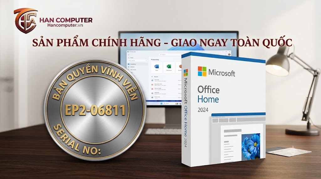 Office Microsoft Home 2024 EP2-06811 bản quyền vĩnh viễn