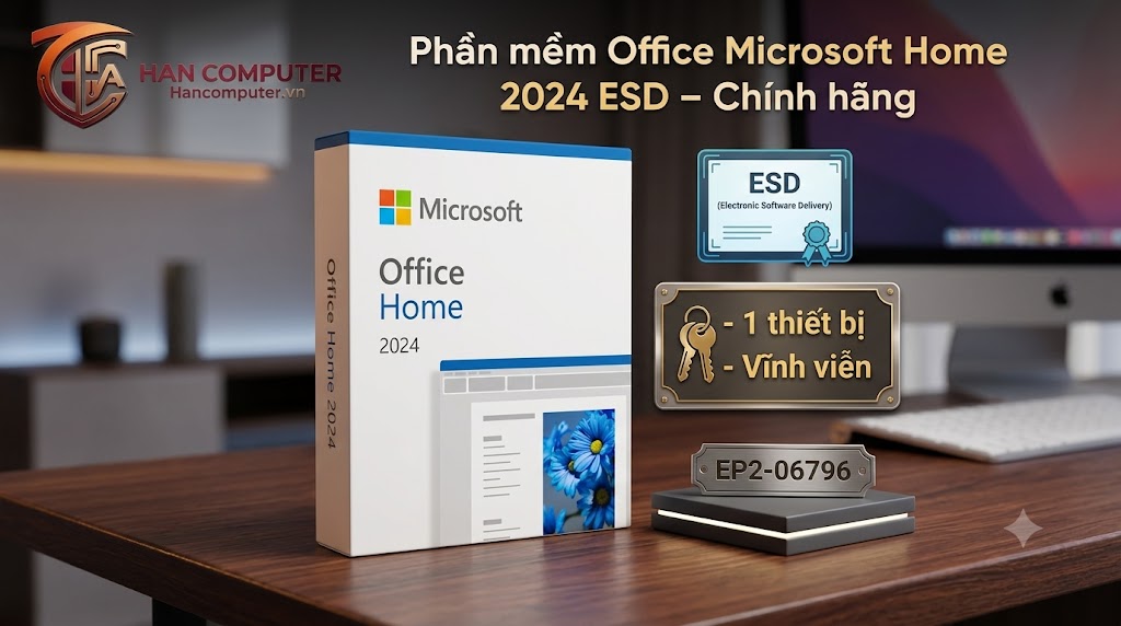 Phần mềm Office Microsoft Home 2024 ESD EP2-06796