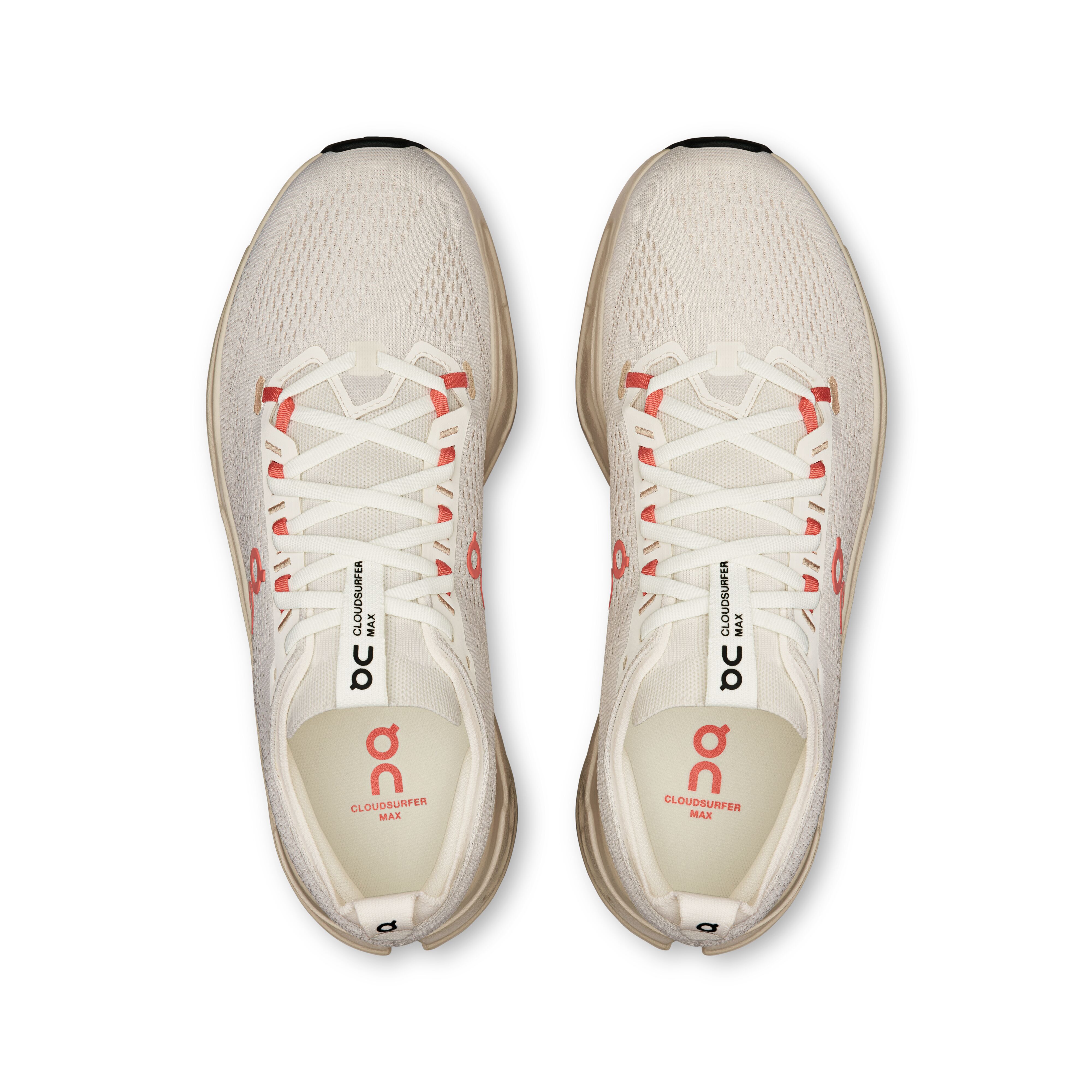 Giày Chạy Bộ Nam On Running Cloudsurfer Max Ivory | Salmon