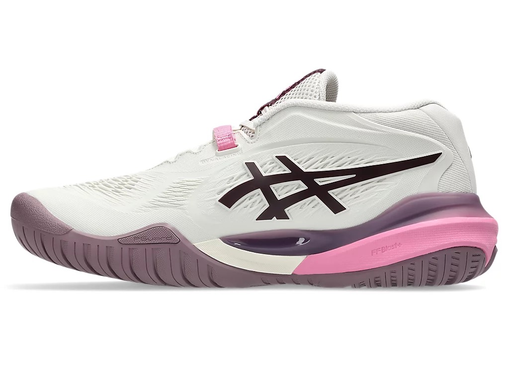 Giày Quần Vợt Nữ Asics GEL-RESOLUTION X SOFT OAT/DARK AUBERGINE