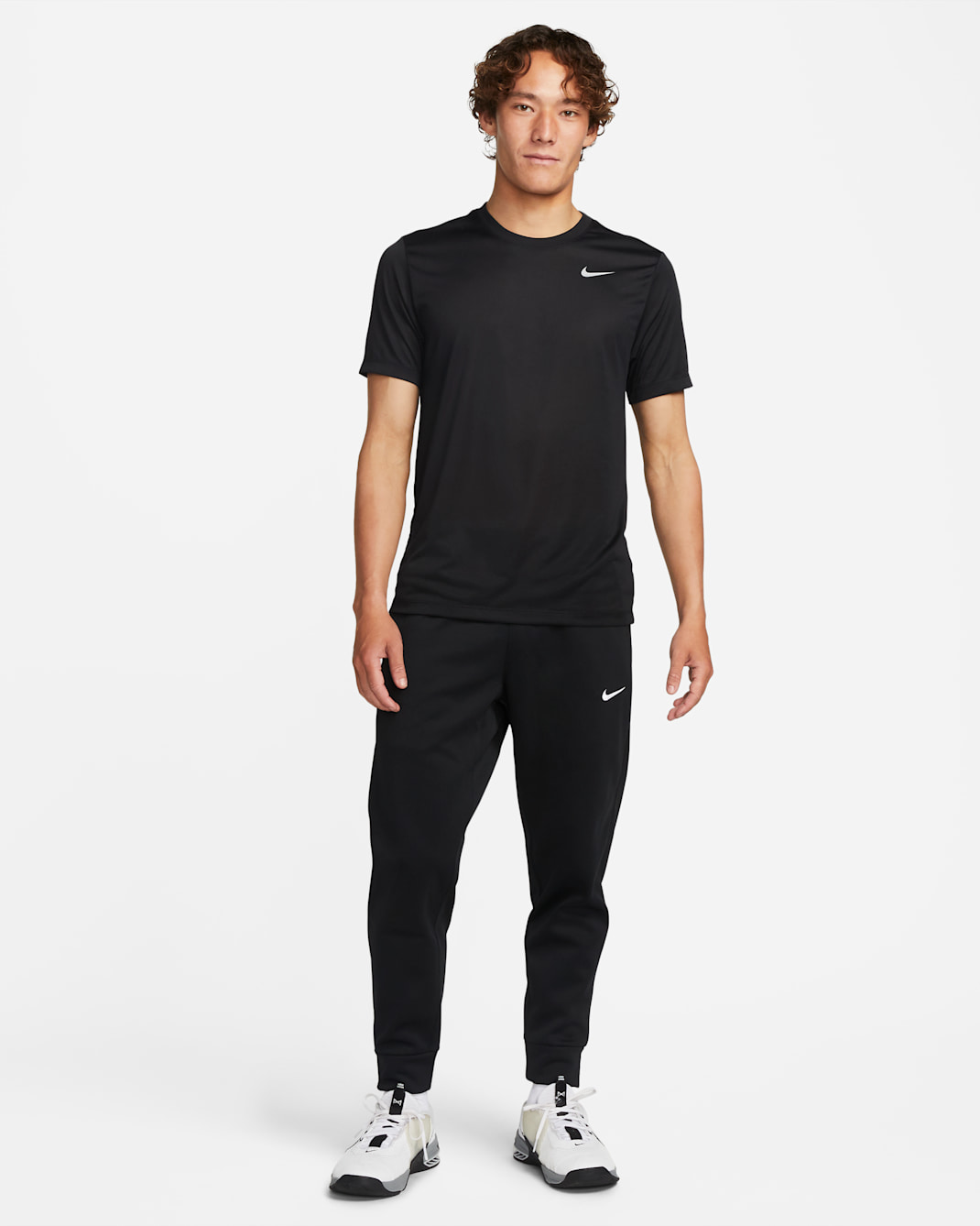 Áo Tay Ngắn Thể Thao Nam Nike Dri-Fit Fitness Black
