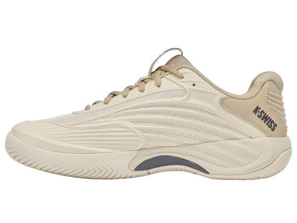 Giày Quần Vợt Nam K-Swiss Hypercourt Express 3 Whitecap Gray | Pale Khaki | Turbulence