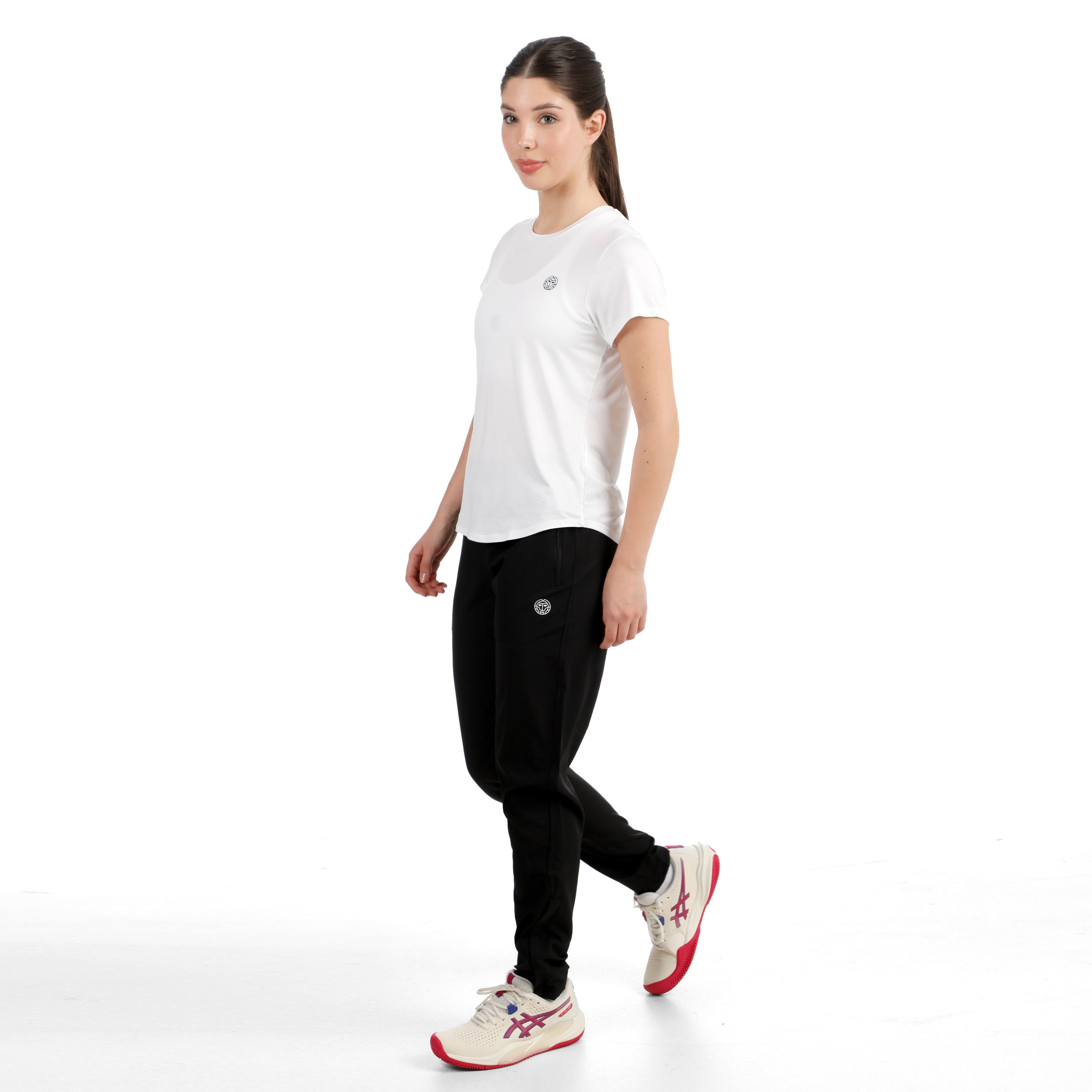 Quần Bidi Badu dài thể thao tennis/pickleball nữ Crew 2.0 Black
