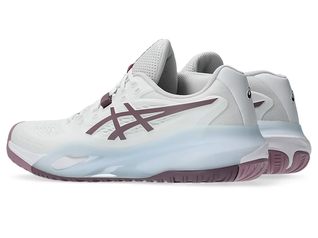 Giày Tennis/Pickleball Nữ Asics GEL-RESOLUTION X WHITE/DUSTY MAUVE