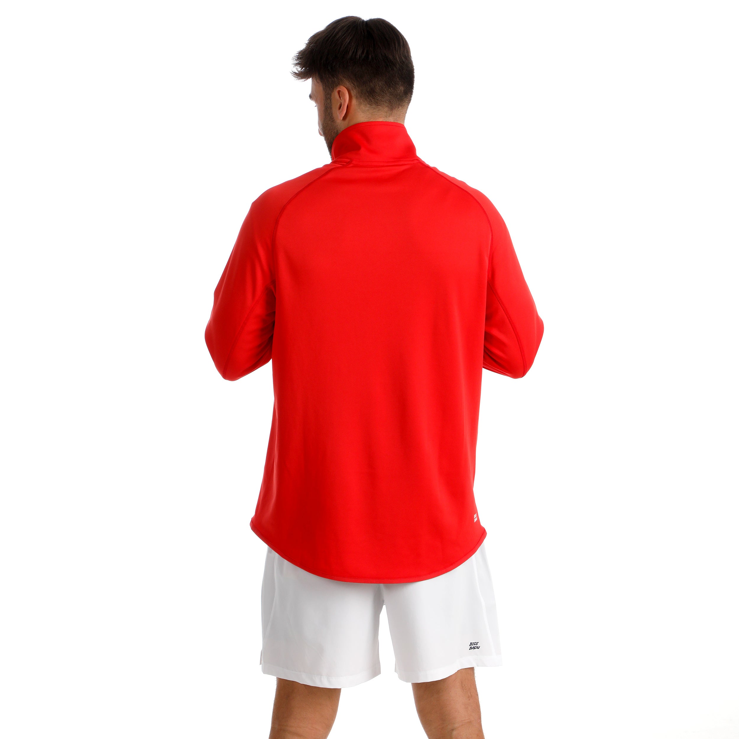 Áo Bidi Badu khoác thể thao tennis/pickleball nam Crew 2.0 Red BB140007-502