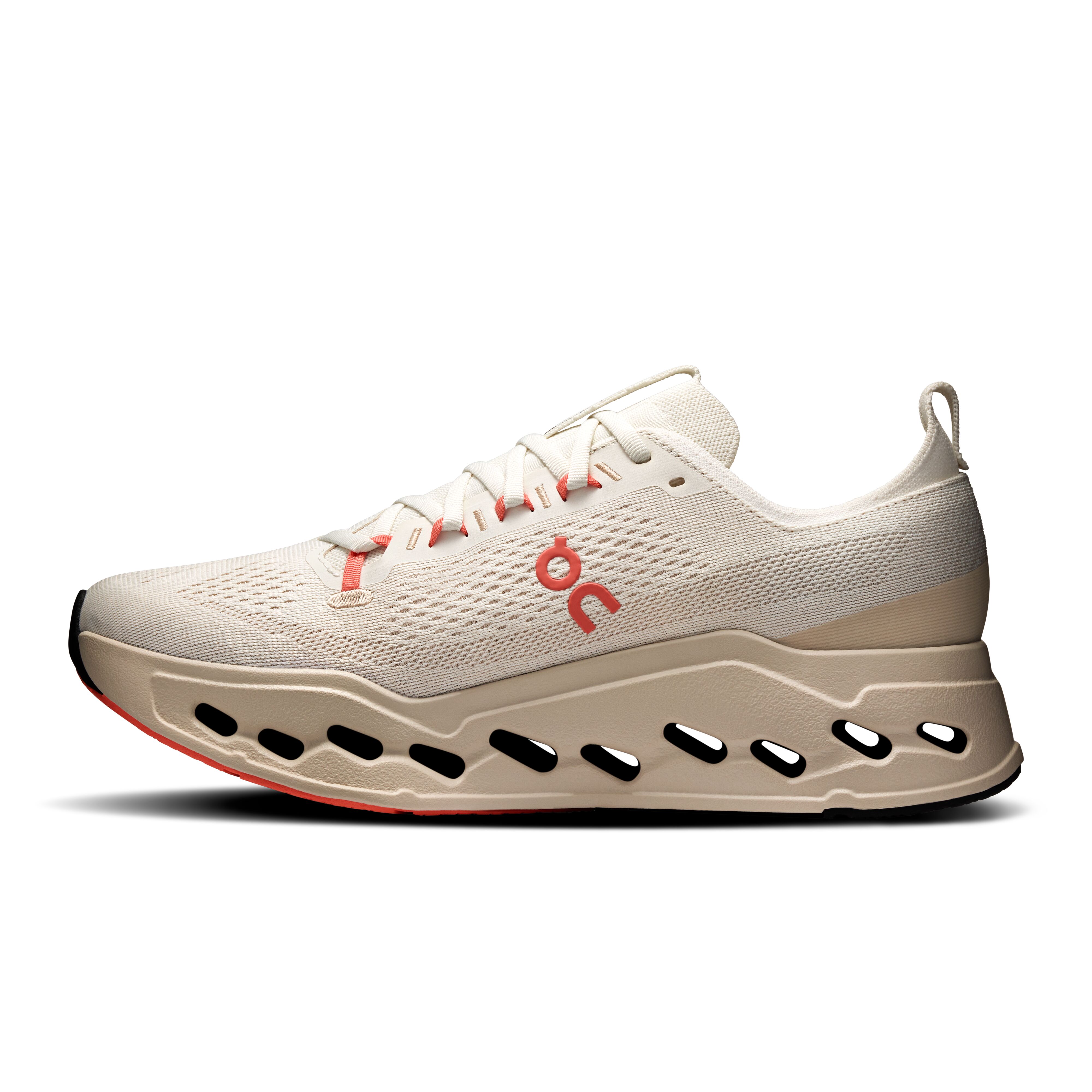 Giày Chạy Bộ Nam On Running Cloudsurfer Max Ivory | Salmon