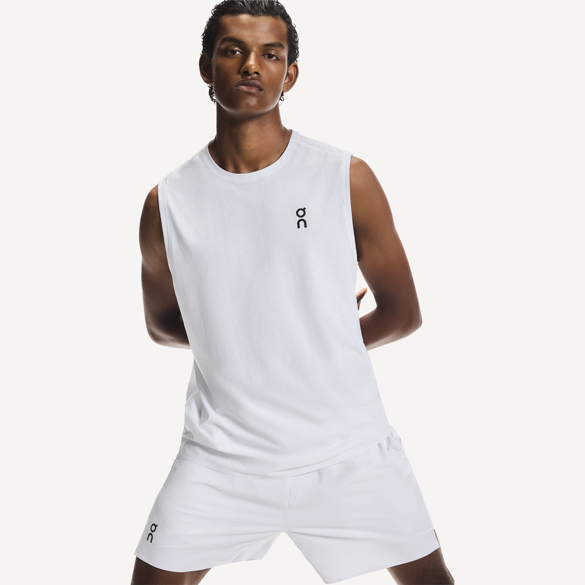 Áo Ba Lỗ Thể Thao Nam On Running Court Tank - White