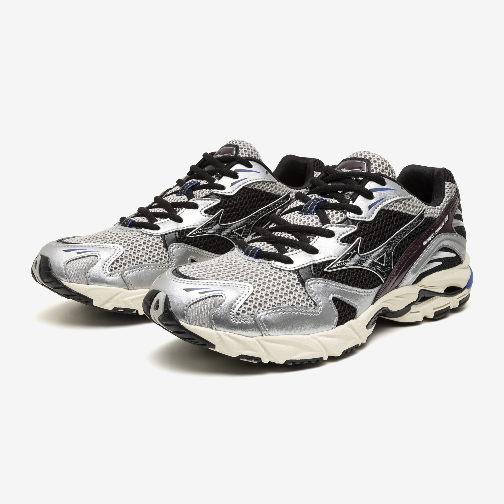 Giày Sneaker Unisex Mizuno Wave Rider 10 Sport Harbor Mist/Black/Fig