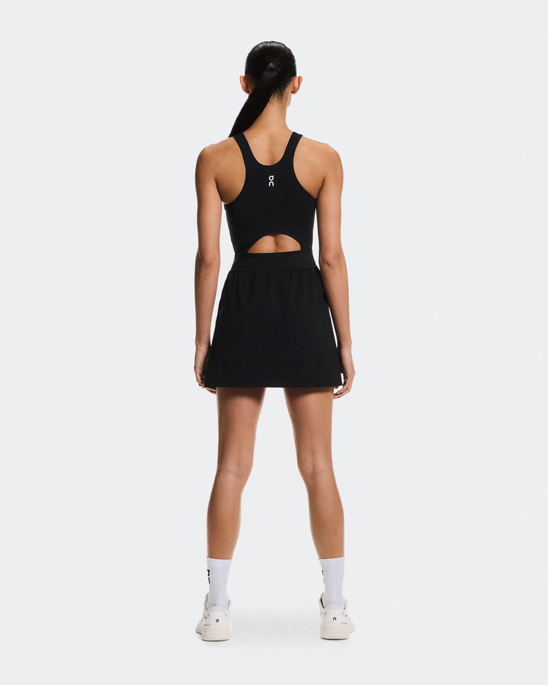 Váy Liền Thân Thể Thao Kèm Quần ON Running Court Dress Split Black