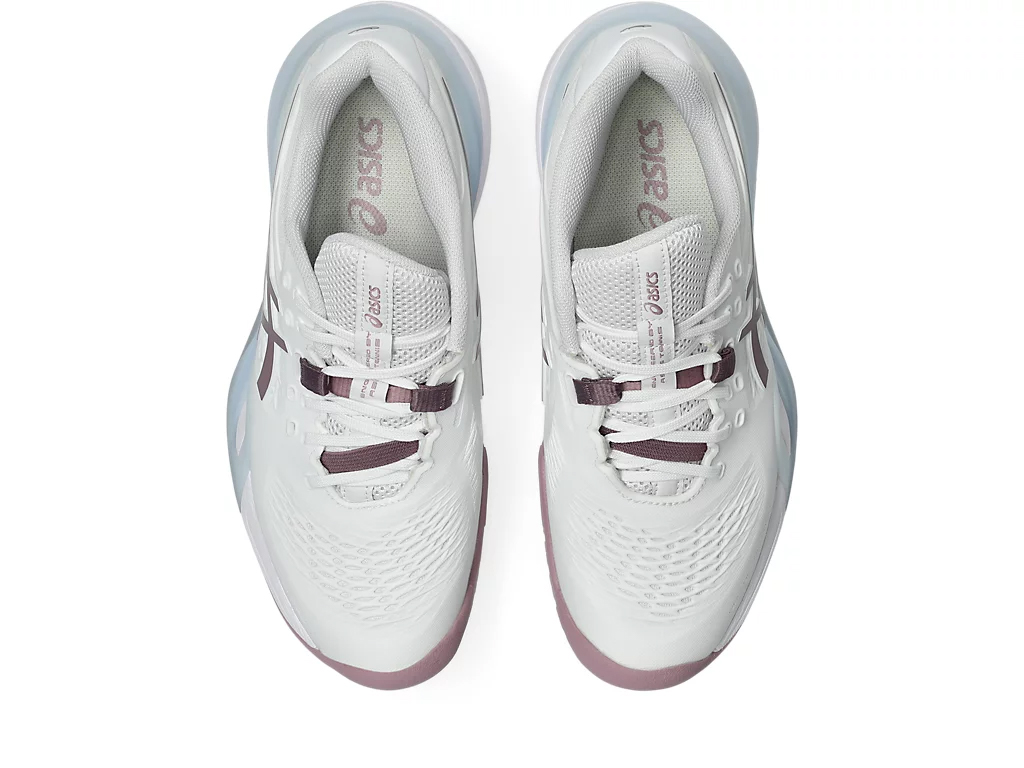 Giày Tennis/Pickleball Nữ Asics GEL-RESOLUTION X WHITE/DUSTY MAUVE