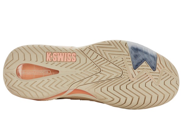 Giày Quần Vợt Nữ K-Swiss Ultrashot 4 Whitecap Gray | Peach Parfait | Egret